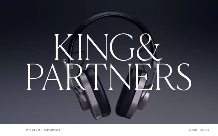 King & Partners website preview