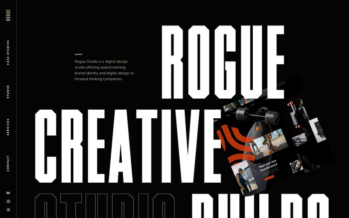 Rogue studio website preview