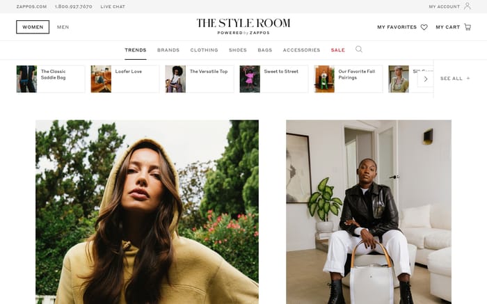The Style Room website preview