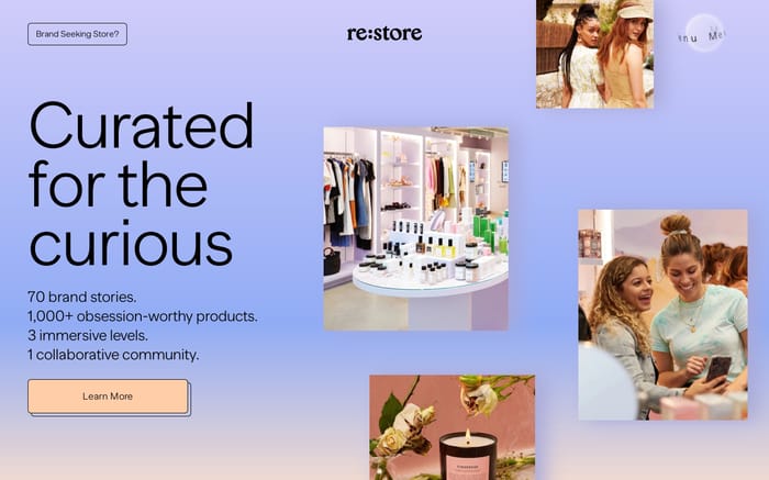 Re:store website preview