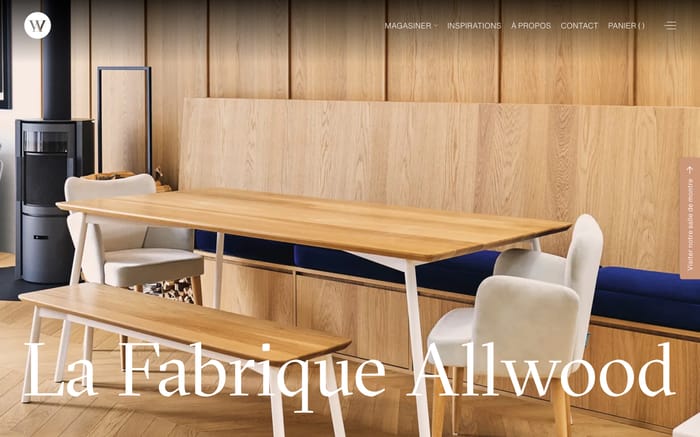 Fabrique Allwood website preview