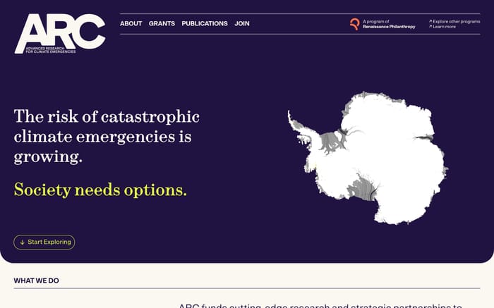 ARC website preview