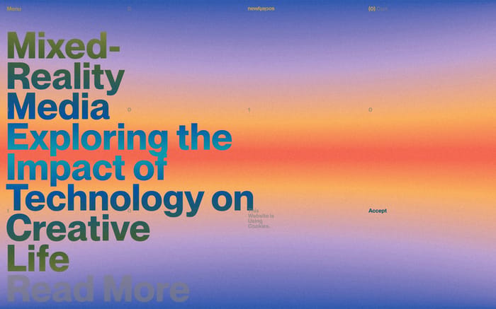 New Society website preview