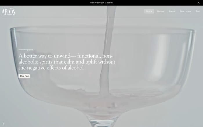 Aplós website preview