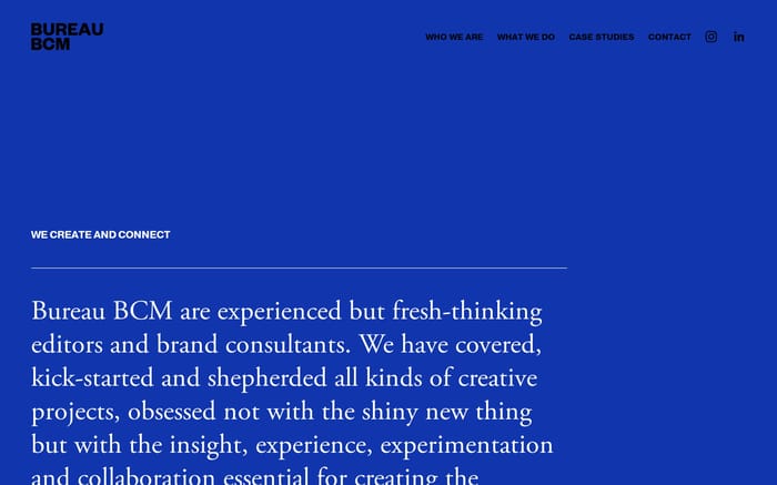 Bureau BCM website preview