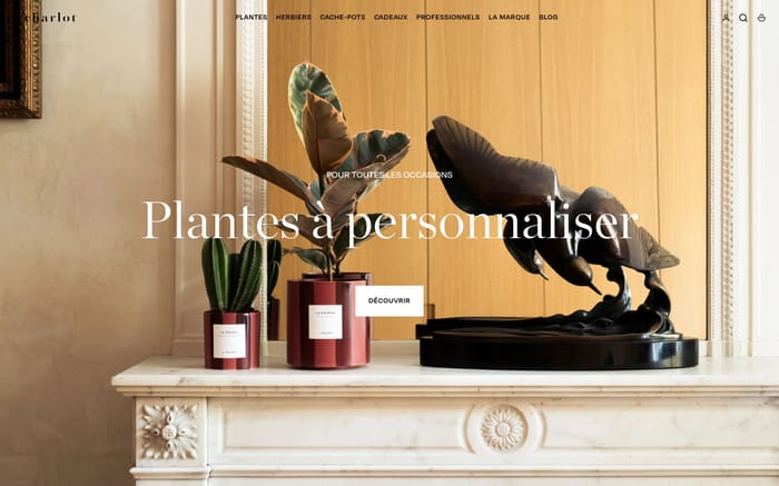 By Charlot website preview