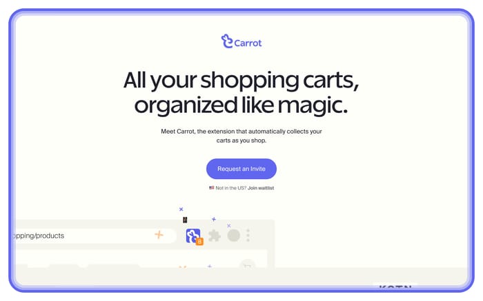 Carrot website preview