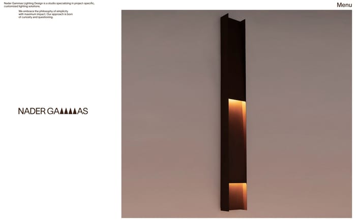 Nader Gammas website preview