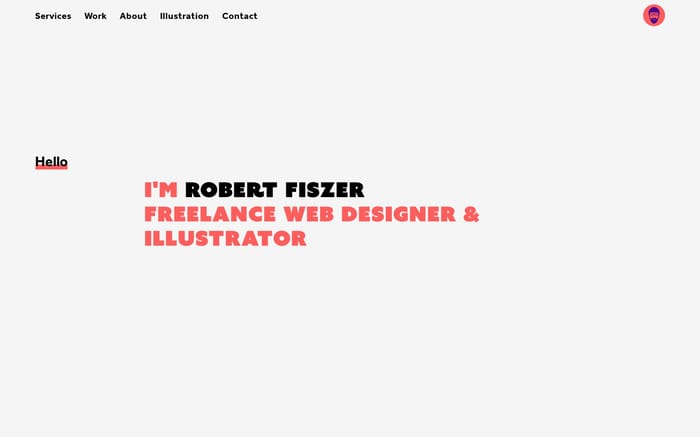 Robert Fiszer website preview