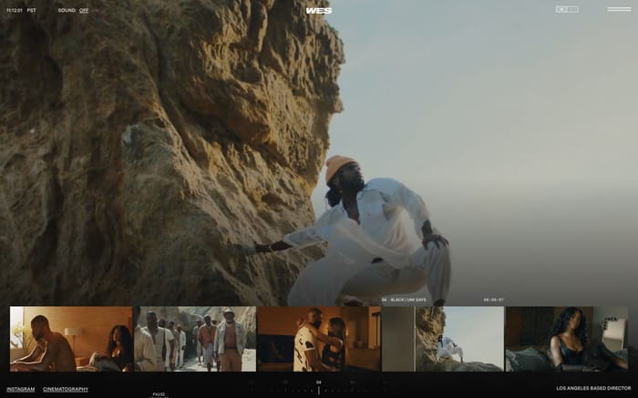 Wes website preview