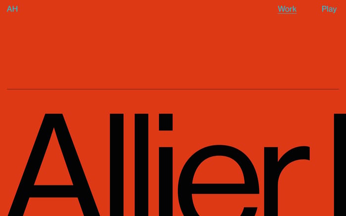 Allier Ho website preview