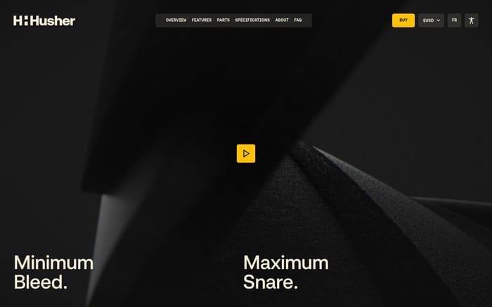 HHHusher website preview