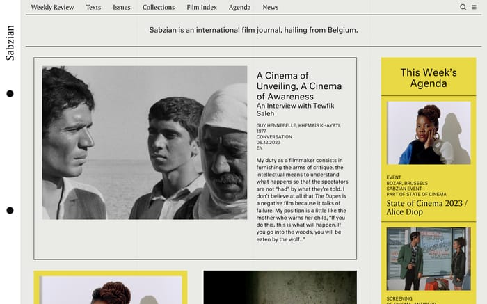 Sabzian website preview