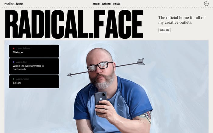 Radical Face website preview