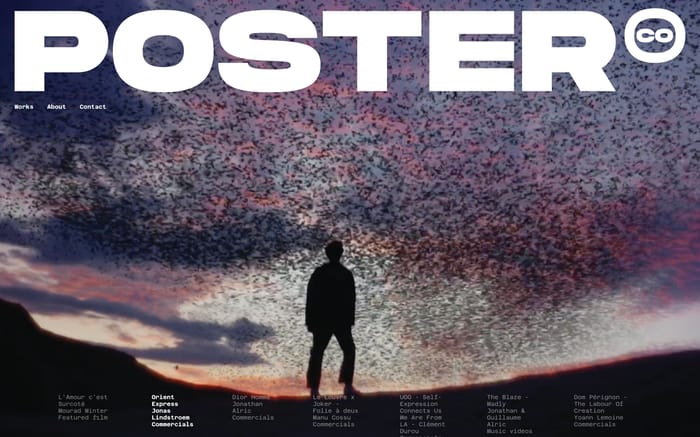 Poster website preview