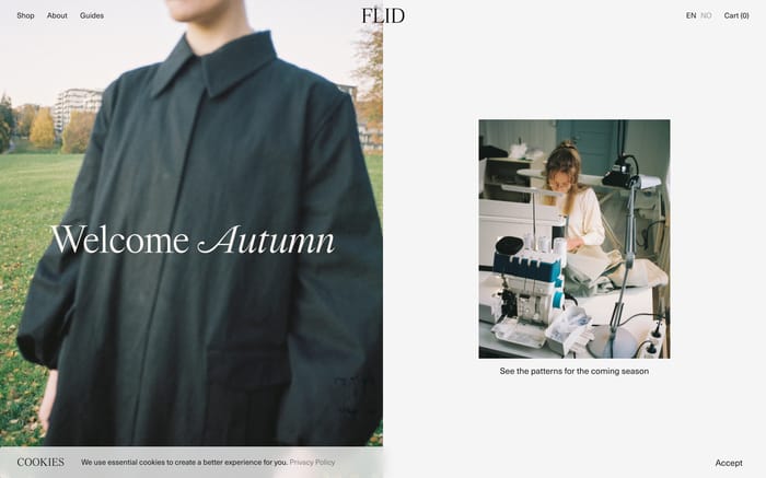 Flid website preview