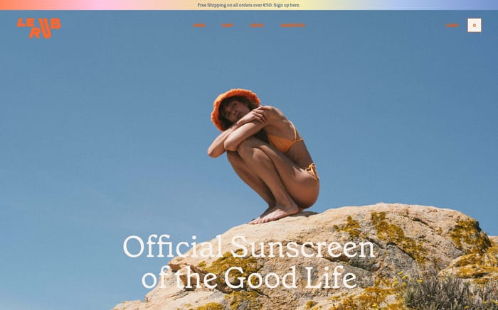 Le Rub website preview