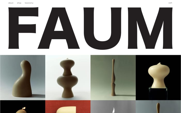 Faum website preview
