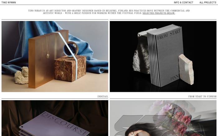 Tino Nyman website preview