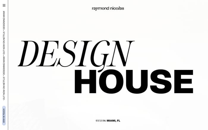 Raymond Nicolas website preview