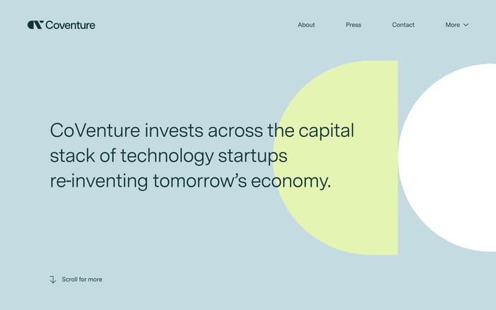 Coventure website preview
