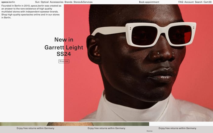 Specs.berlin website preview