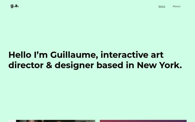 Guillaumeazadian website preview