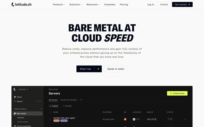 Latitude website preview
