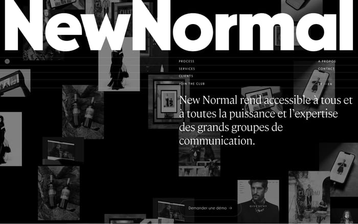 New Normal website preview
