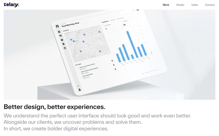 Telary website preview