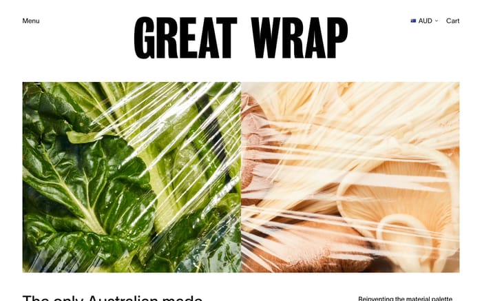 Great Wrap website preview