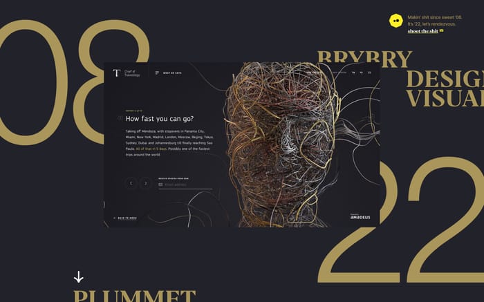 Bryan James visuals website preview
