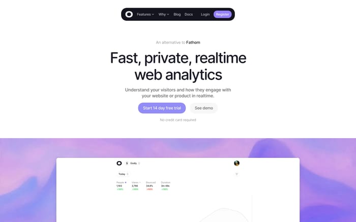 Visitors website preview