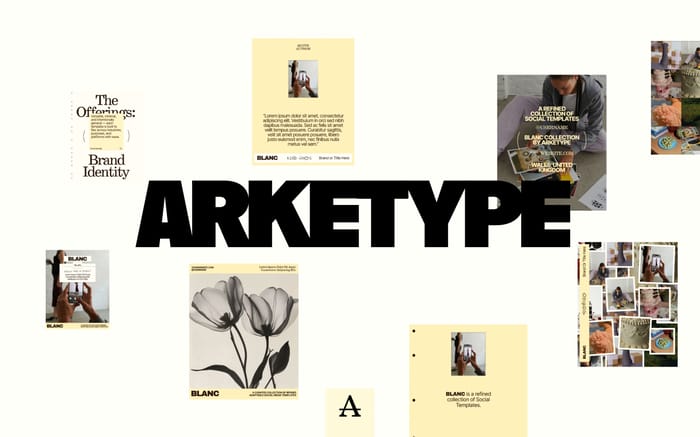 Arketype website preview