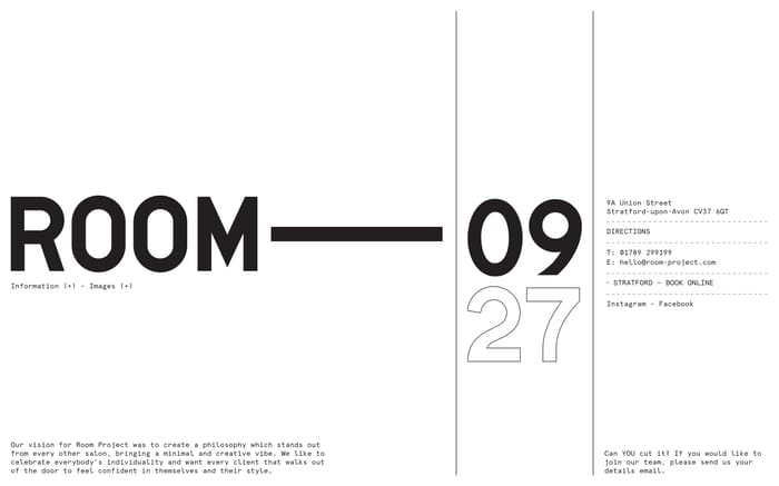 Room Project website preview