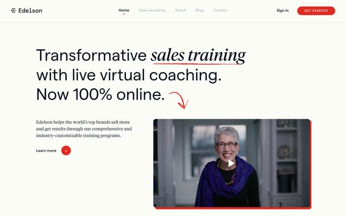 Edelson website preview