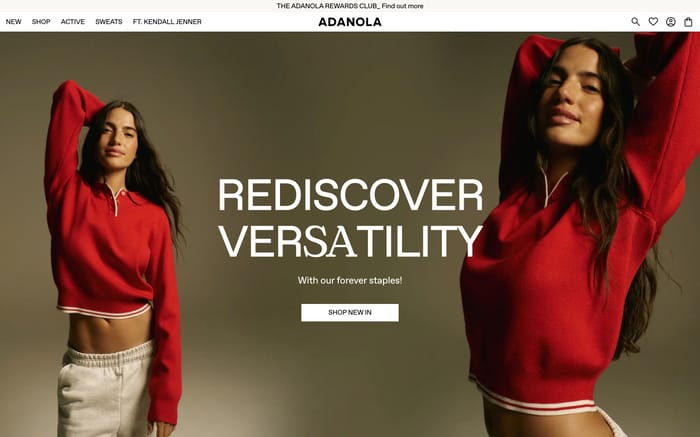 Adanola website preview