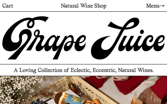 Grape Juice website preview