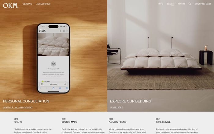 Okm website preview