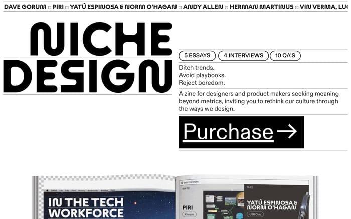 Niche Design website preview