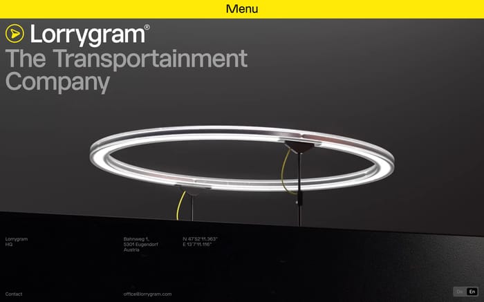 Lorrygram website preview