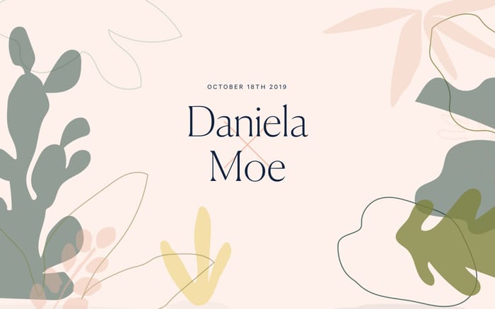 Daniela Covarrubias and Moe Amaya website preview
