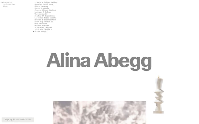 Helene del Marmol website preview