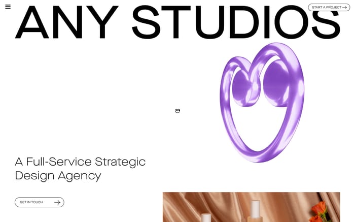 Any Studios website preview