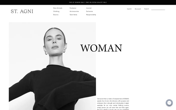 St. Agni website preview