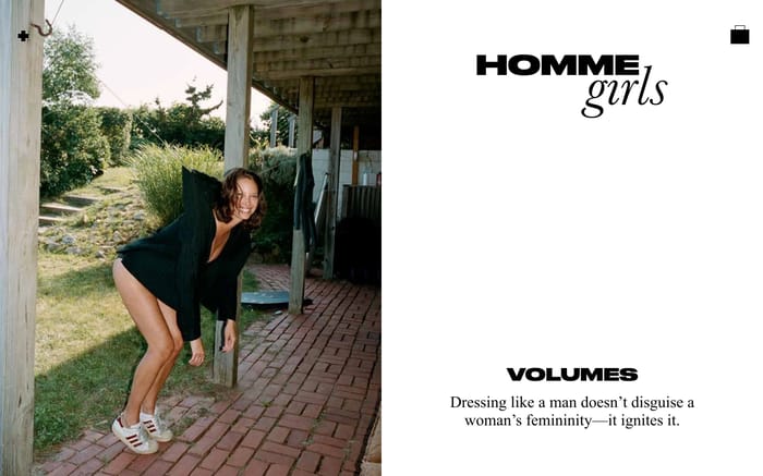 Hommegirls website preview