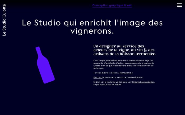 Le Studio Culotté website preview
