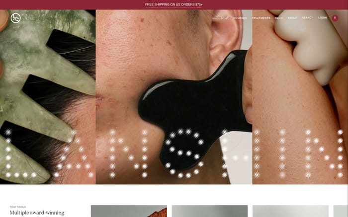 Lanshin website preview