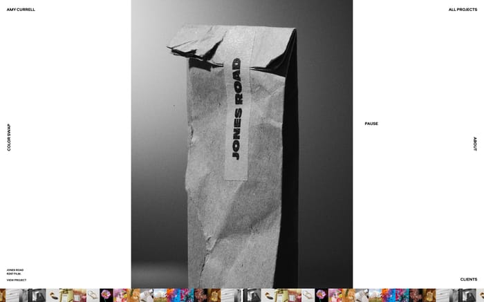 Amy Currell website preview