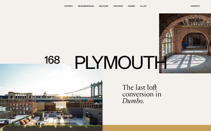 168 Plymouth website preview